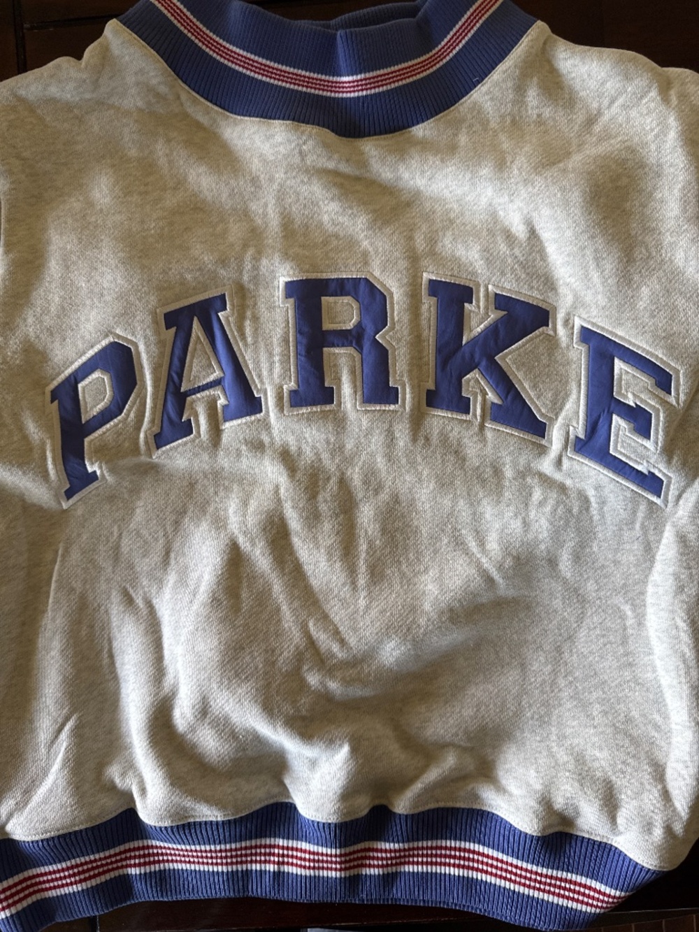 Varsity Mockneck Parke sweatshirt - Picture 5 of 5